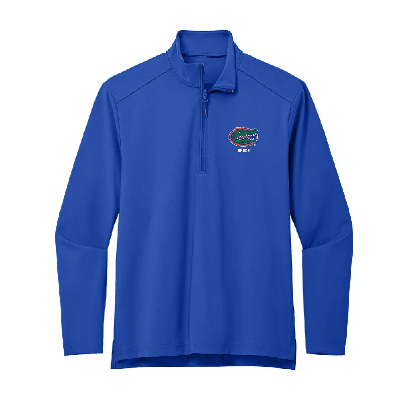 Florida - NCAA Women's Gymnastics : Lily Bruce - Premium Quarter Zip Jacket Faux Fur Jacket Real Fur Jacket Shearling Jacket Florida - NCAA Women's Gymnastics : Lily Bruce - Premium Quarter Zip Jacket Faux Fur Jacket Real Fur Jacket Shearling Jacket