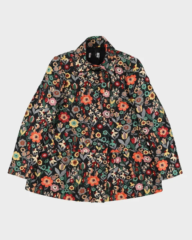 Red Valentino Floral Jacket - S Fleece Fabric Down Fabric Feather Fabric