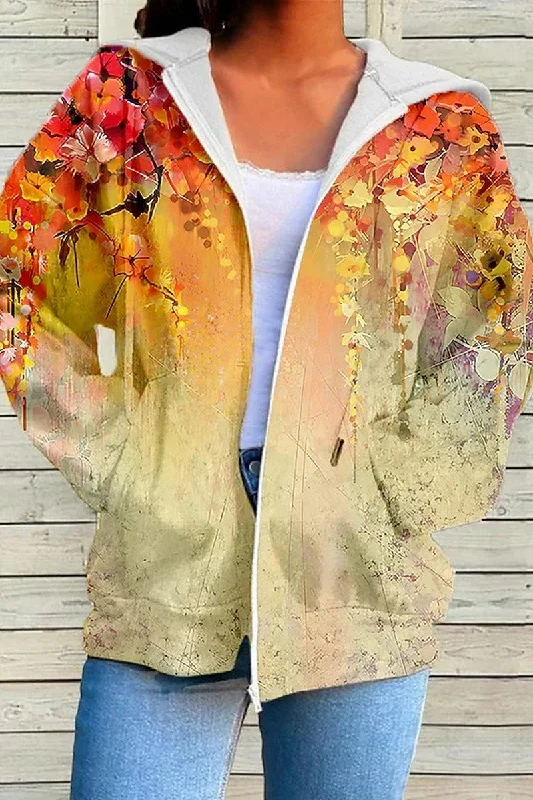 WOMEN MULTI PATTERNED ZIP UP POCKET HOODIE JACKET V-Neck Jacket Boat Neck Jacket Square Neck Jacket WOMEN MULTI PATTERNED ZIP UP POCKET HOODIE JACKET V-Neck Jacket Boat Neck Jacket Square Neck Jacket