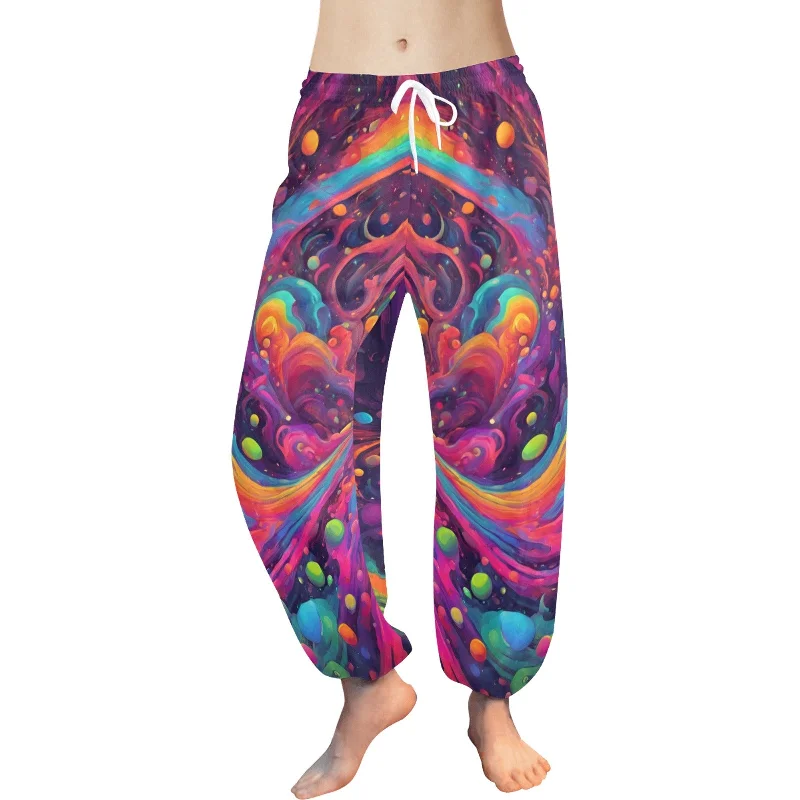 Galactic Dreamer Harem Pants Cozy Full-Length Pants