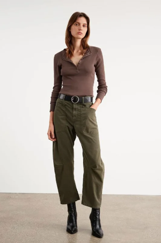 Shon Pant - Loden Cozy Full-Length Pants