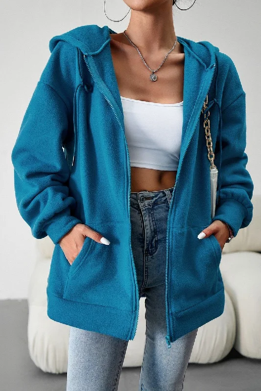 WOMEN OVERSIZED LOOSE FIT ZIP UP HOODIE JACKET Knit Jacket Woven Jacket Fleece Jacket WOMEN OVERSIZED LOOSE FIT ZIP UP HOODIE JACKET Knit Jacket Woven Jacket Fleece Jacket