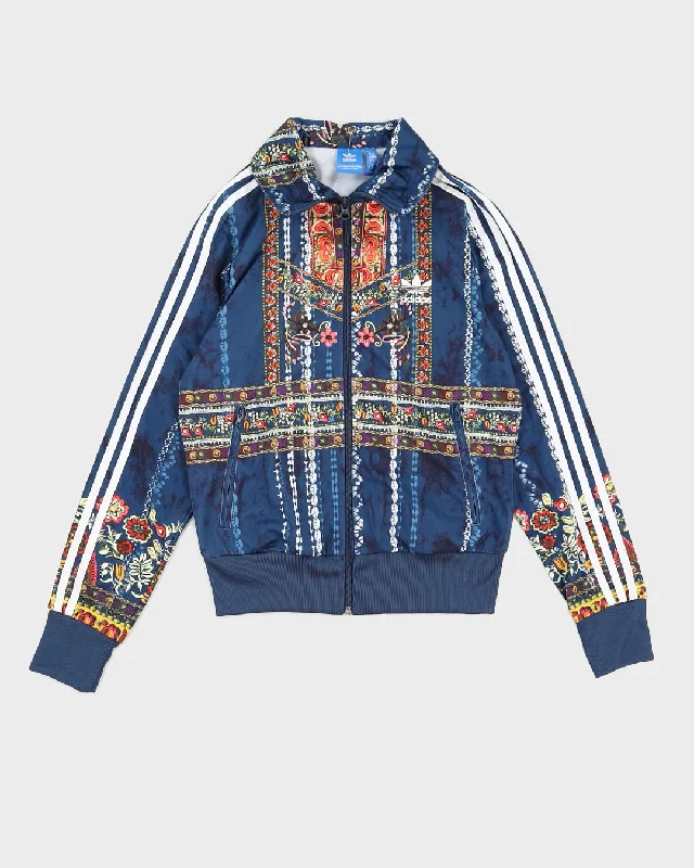 Adidas Cirandeira Firebird Blue Track Jacket - M Cotton Fabric Linen Fabric Terry Fabric Adidas Cirandeira Firebird Blue Track Jacket - M Cotton Fabric Linen Fabric Terry Fabric
