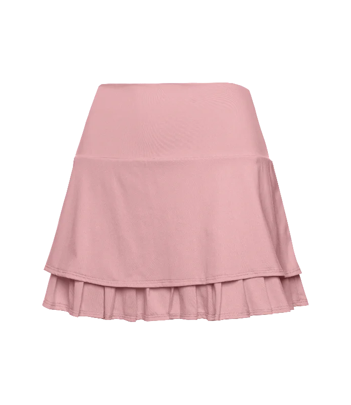196042-699 | TIER PLEAT SKIRT-14" | SEASHELL pencil skirt chic