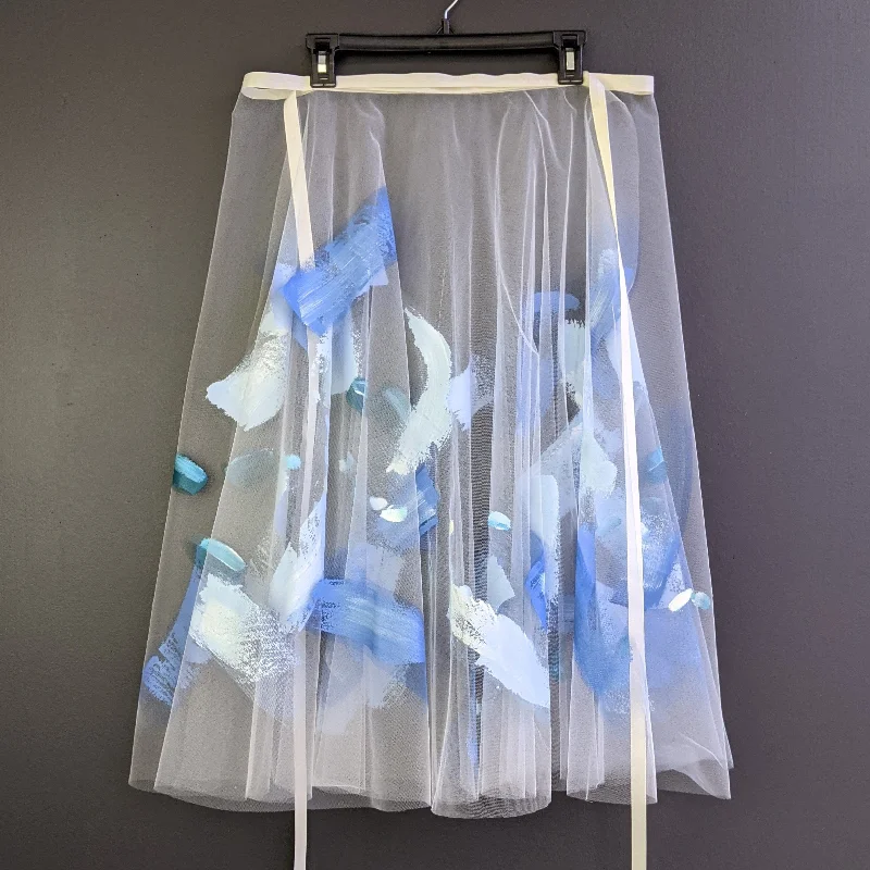 Tulle Painted Wrap Skirts lace skirt delicate