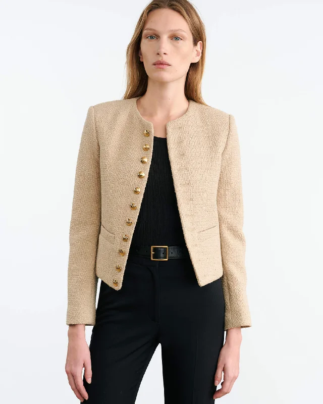 PATTI JACKET Collared Jacket Crew Neck Jacket Turtle Neck Jacket