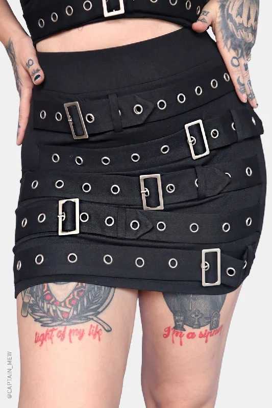 Harlow Mini Skirt denim skirt durable