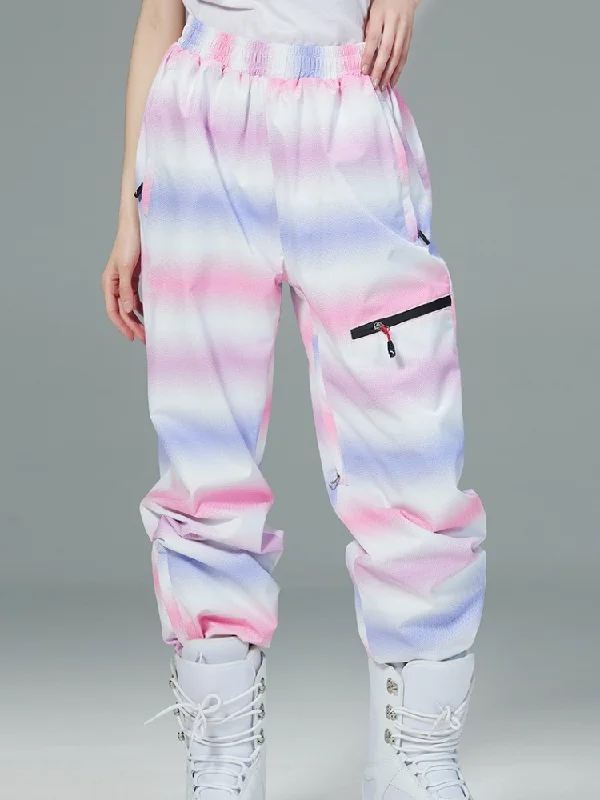 ARCTIC QUEEN Wave Ski Pants - Unisex Trendy Palazzo Pants