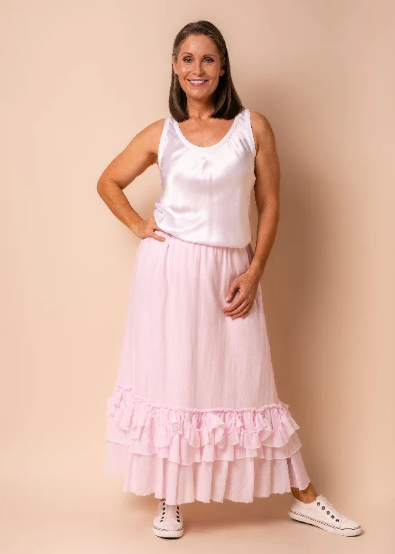 Sua Skirt in Blush denim skirt classic