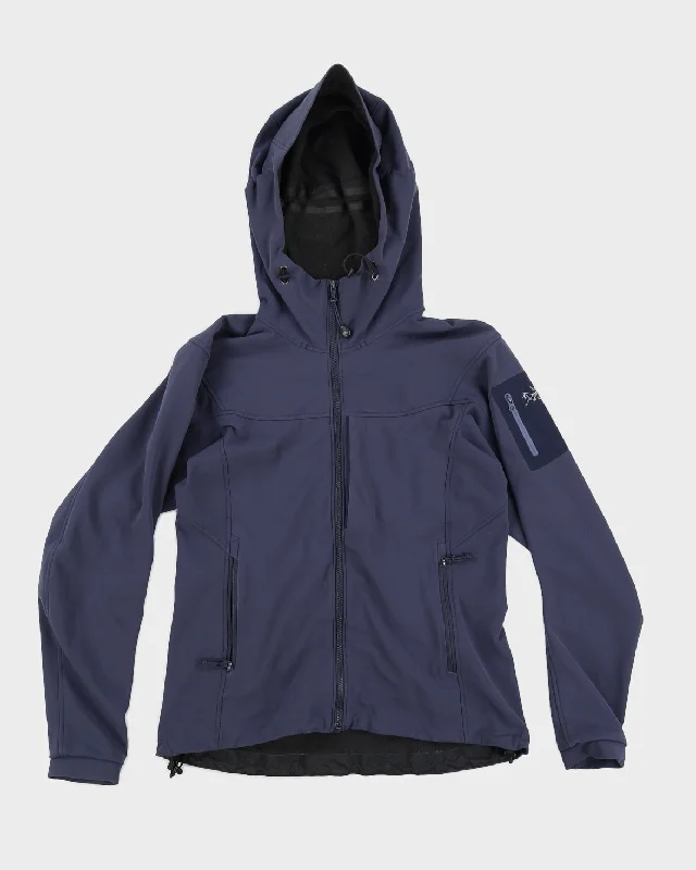 Arc'teryx Blue Hooded / Fleece Lined Jacket - M Front Pockets Side Pockets Patch Pockets Arc'teryx Blue Hooded / Fleece Lined Jacket - M Front Pockets Side Pockets Patch Pockets