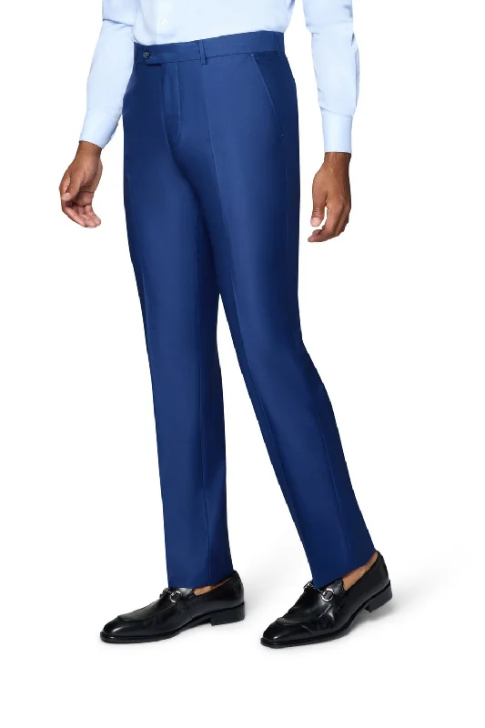 Bergamo Elegant Slim Fit Pants - New Blue Comfortable Jogging Pants