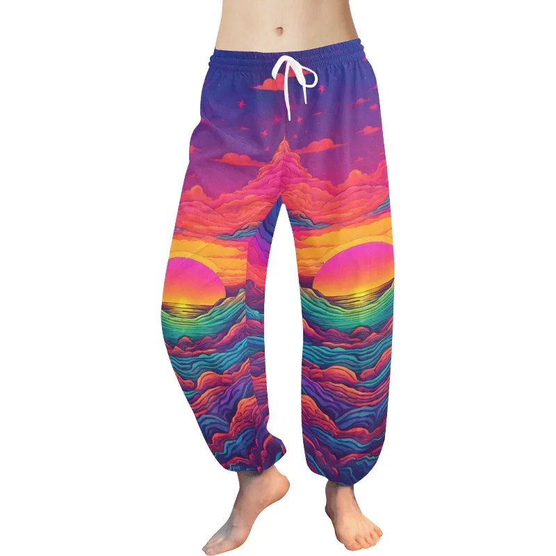 In The Clouds Harem Pants Formal Stretch Pants