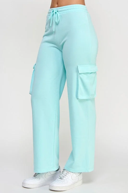 Burnout Cargo Pant Comfortable Denim Leggings
