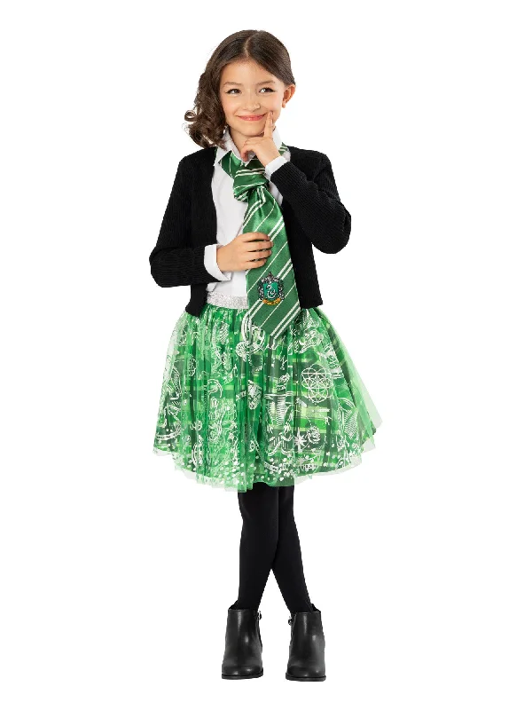 Harry Potter Slytherin Tutu Skirt Harry Potter a-line skirt cut