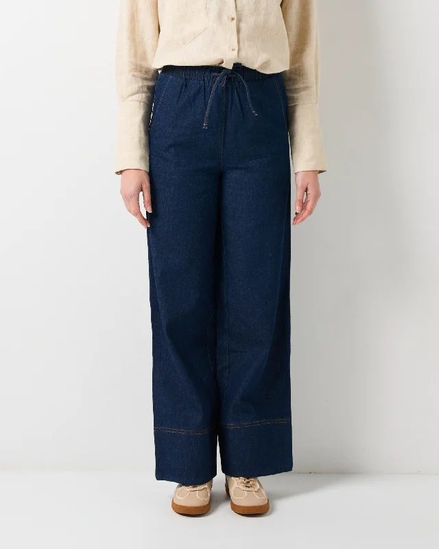 London Denim Pant - Denim Cozy Lounge Pants