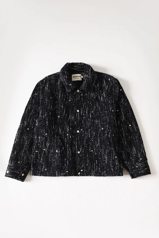 HANDWOVEN MIRROR JACKET Jersey Jacket Tulle Jacket Batik Jacket