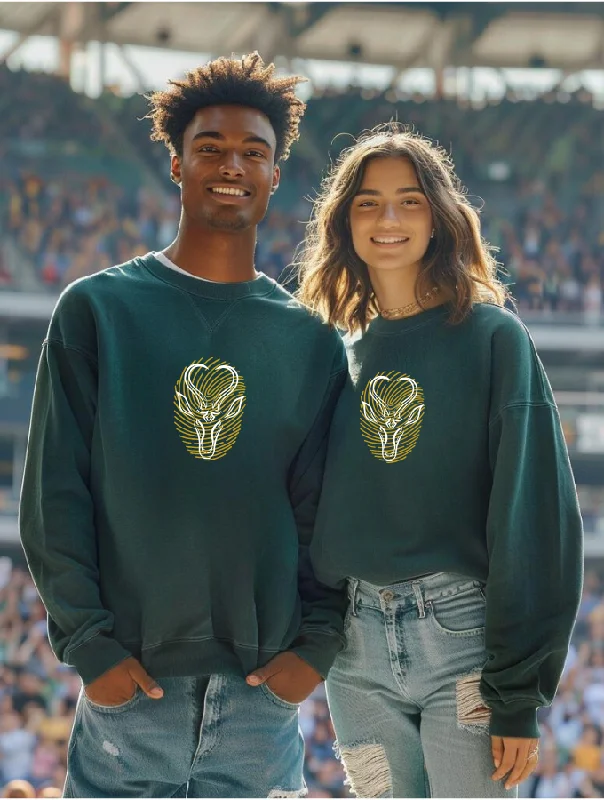 WORLD CHAMPS IDENTITY SWEATER - GREEN - UNISEX Nylon Fabric Polyester Fabric Spandex Fabric WORLD CHAMPS IDENTITY SWEATER - GREEN - UNISEX Nylon Fabric Polyester Fabric Spandex Fabric