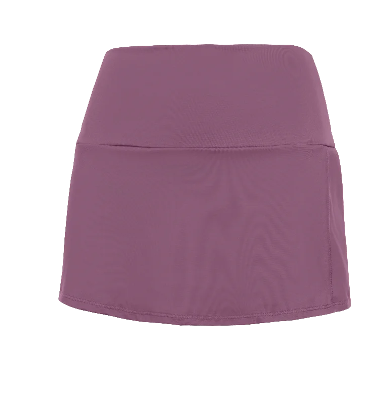 196045-510 | STRAIGHT SKIRT -13" | PLUM linen skirt natural