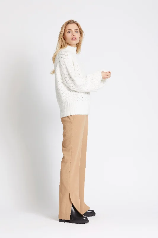 Flare Pants - Tobacco Brown Formal Dress Pants