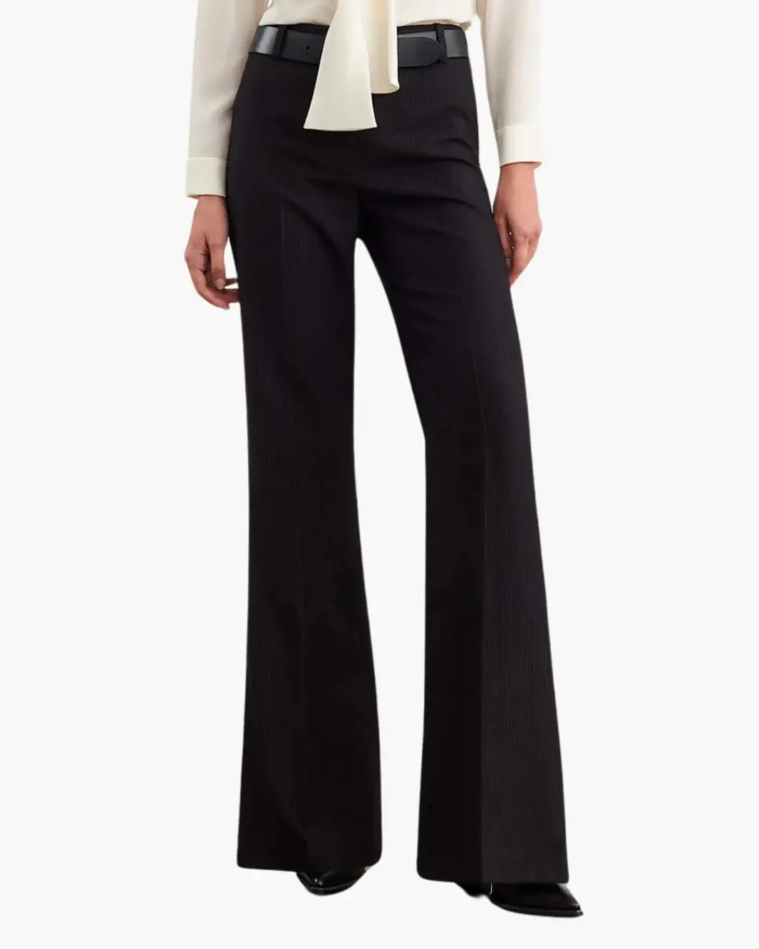 Nili Lotan - Effy pant in Black Pin stripe Lightweight Jogger Pants