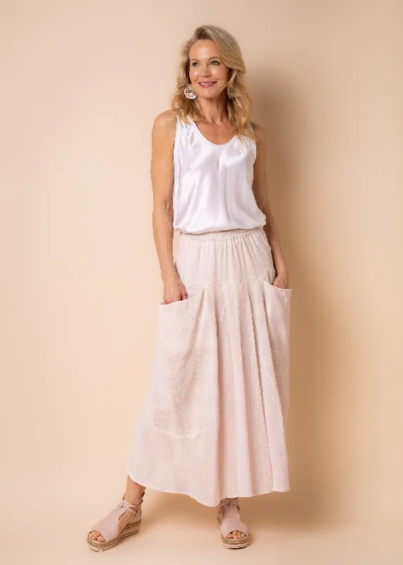 Juno Skirt in Blush wrap skirt elegant