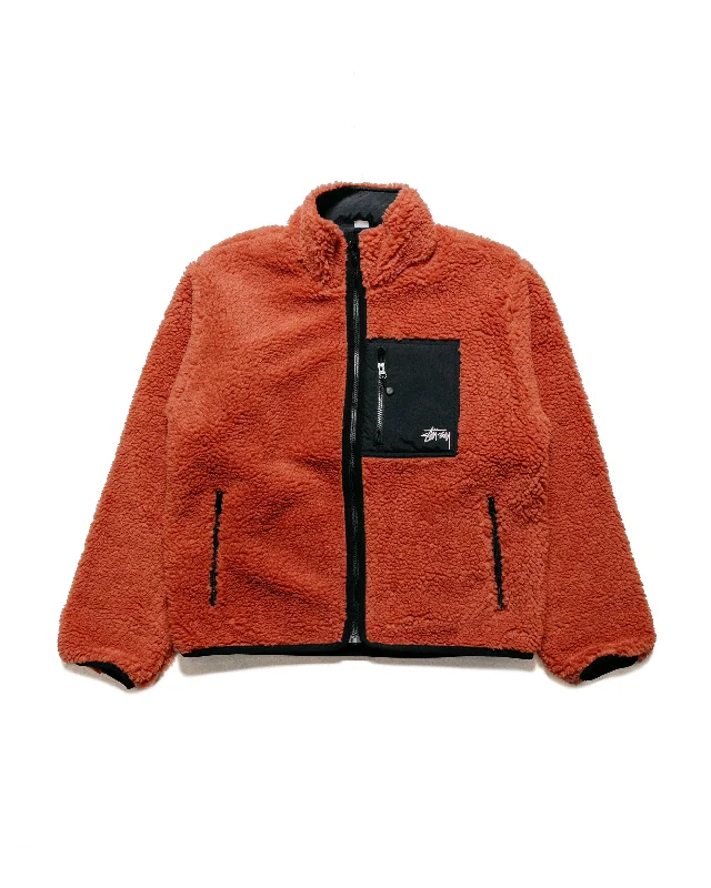Stüssy Sherpa Reversible Jacket Terracotta Appliqued Jacket Beaded Jacket Sequined Jacket Stüssy Sherpa Reversible Jacket Terracotta Appliqued Jacket Beaded Jacket Sequined Jacket