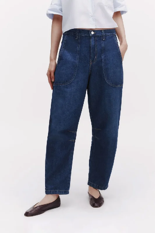 Jetties Beach Pant - Dark Wash Casual Skinny Fit Pants