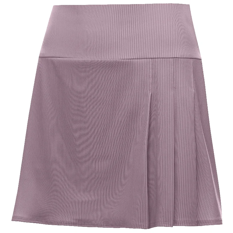197222-558 | 3 PLEAT SKIRT-14.5" | SOFT BERRY corduroy skirt durable