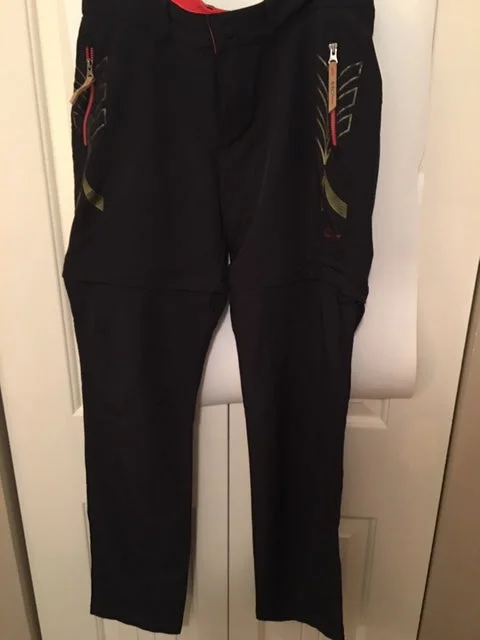 Convertible Pants - zip off legs - Small Comfortable Wide-Leg Pants