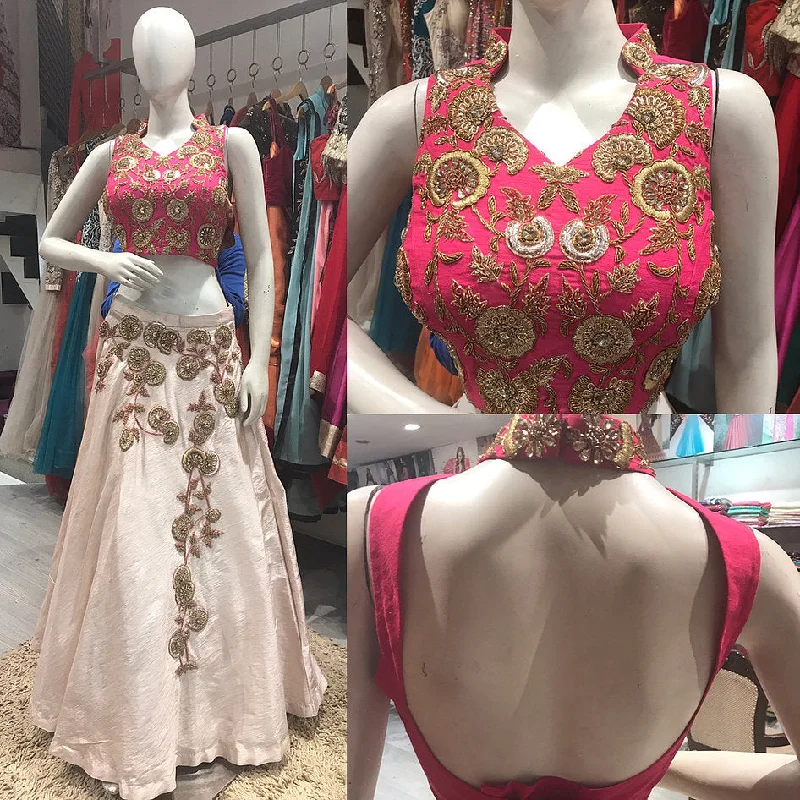 Handwork Halter Croptop And Skirt lace skirt romantic