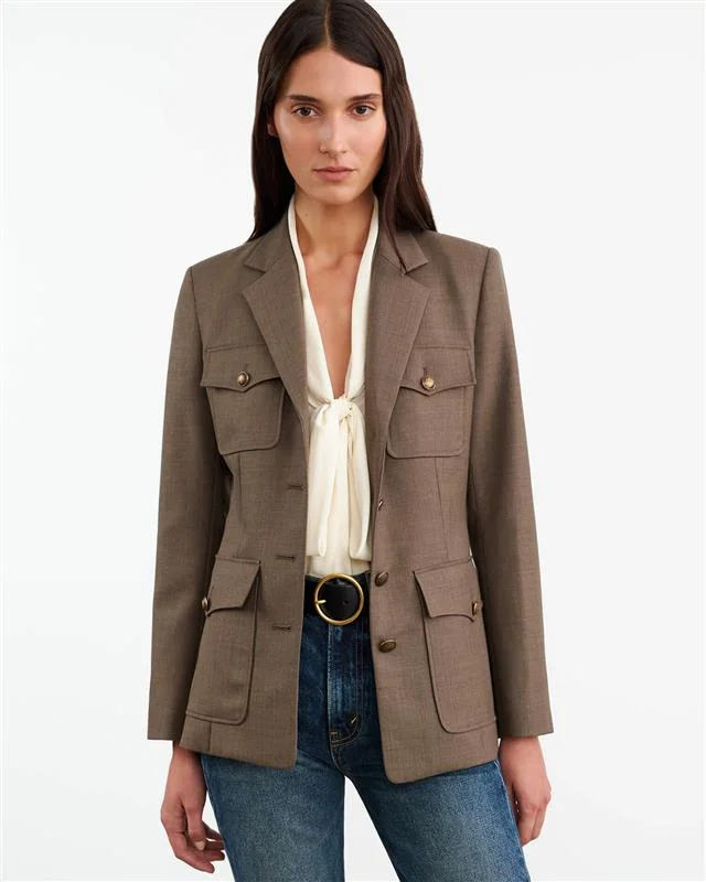 NELSON JACKET Lace Jacket Ribbed Jacket Sequined Jacket
