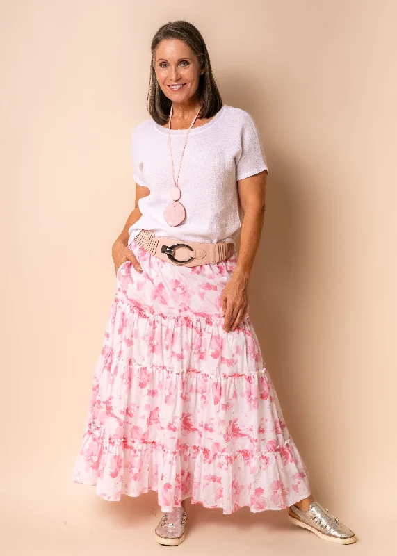 Berlin Cotton Skirt in Blush cashmere skirt fine