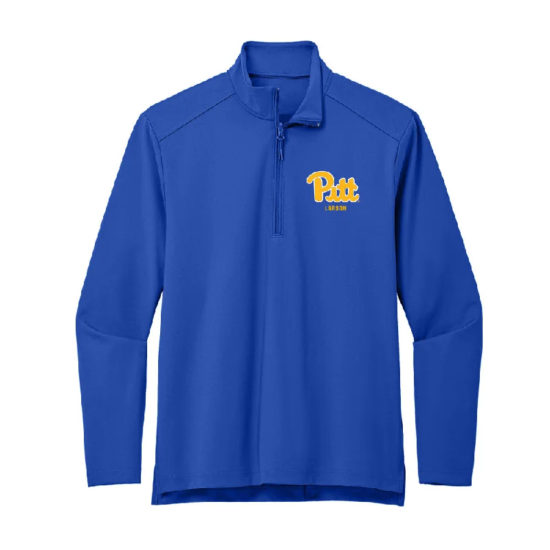 Pittsburgh - NCAA Women's Gymnastics : Kaylee Larson - Premium Quarter Zip Jacket Anorak Shell Jacket Lightweight Jacket Pittsburgh - NCAA Women's Gymnastics : Kaylee Larson - Premium Quarter Zip Jacket Anorak Shell Jacket Lightweight Jacket