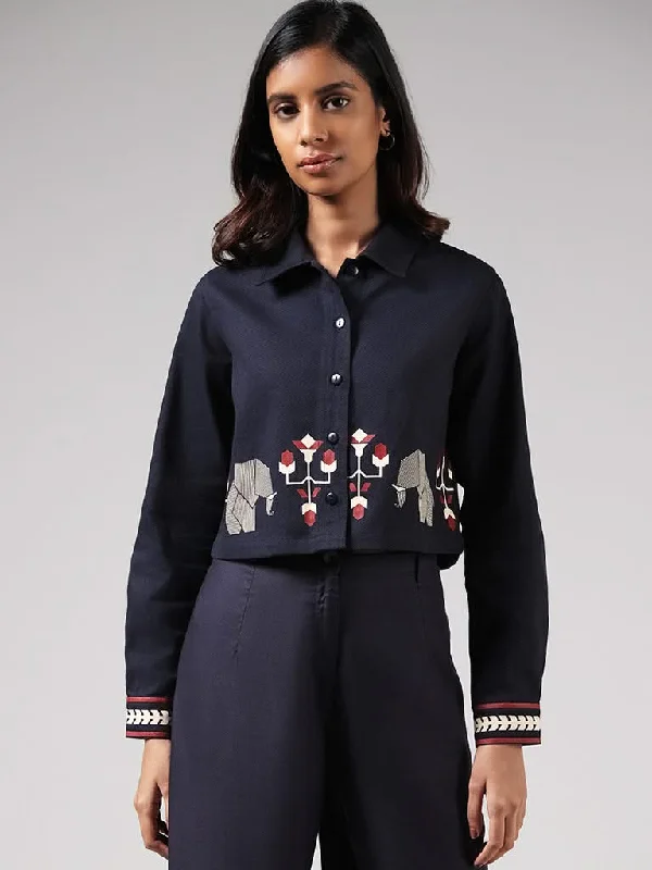 Bombay Paisley Blue Cotton Blend Printed Jacket Faux Fur Jacket Real Fur Jacket Shearling Jacket Bombay Paisley Blue Cotton Blend Printed Jacket Faux Fur Jacket Real Fur Jacket Shearling Jacket