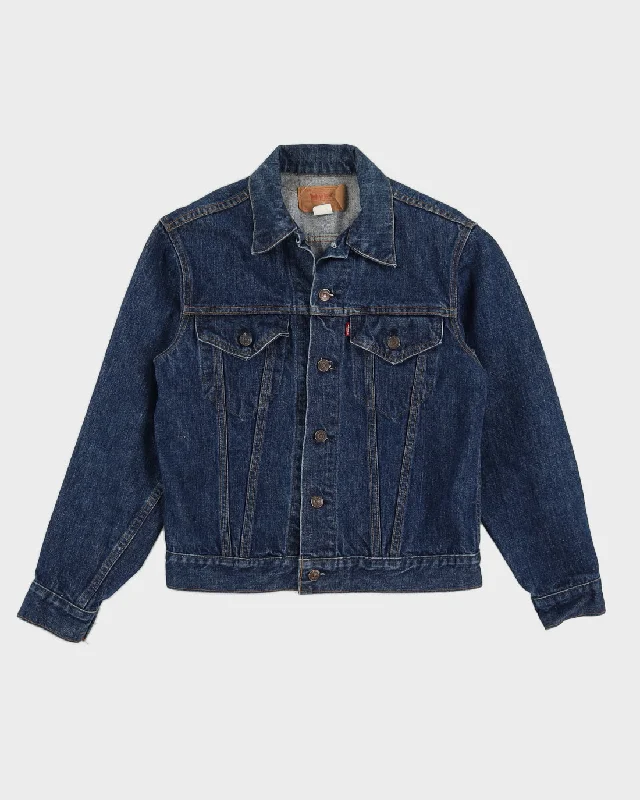 Vintage 70s Levi's Dark Wash Denim Jacket - S Welt Pockets Slit Pockets Flap Pockets Vintage 70s Levi's Dark Wash Denim Jacket - S Welt Pockets Slit Pockets Flap Pockets