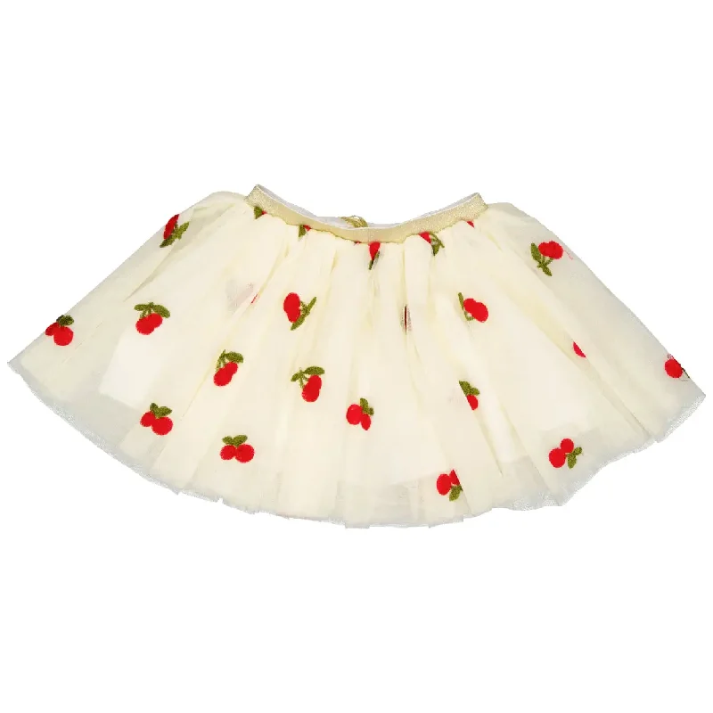 NEW French Tutu Skirt - Cherries denim skirt durable