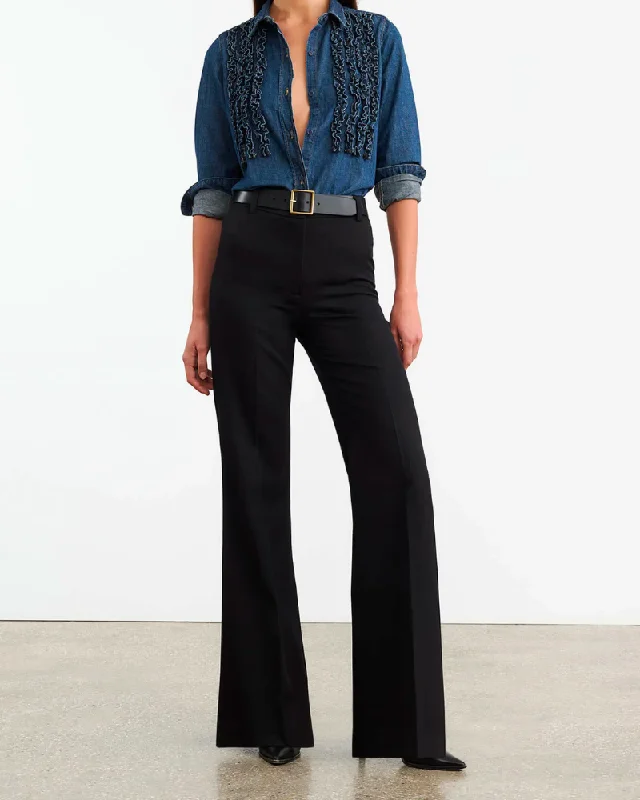 Effy Pant in Black Casual Plaid Pants