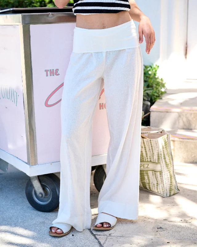 Lili Wide Leg Pants Chic Checkered Pants