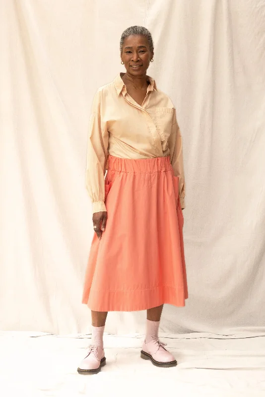 Cas Skirt | Watermelon wool skirt warm