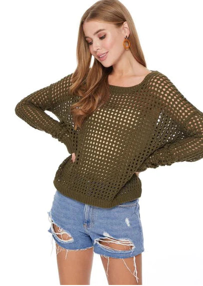 Khaki Sweater Anti-Pilling Anti-Shrink Durable
