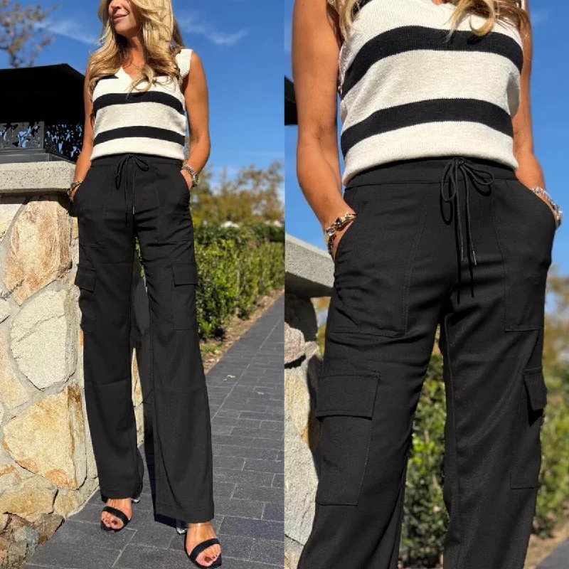 Bevy Flog - Sapir Pant in Black Stylish Harem Pants