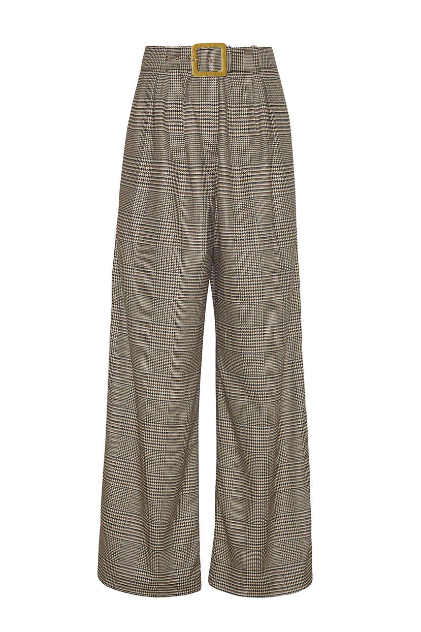 Soho Pants - Glen Hound Plaid Cozy Lounge Pants