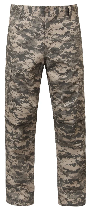 Army ACU Digital Camo Tactical BDU Pants Comfortable Cargo Pants