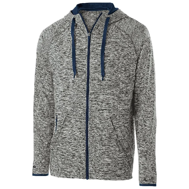 CARBON HEATHER/NAVY