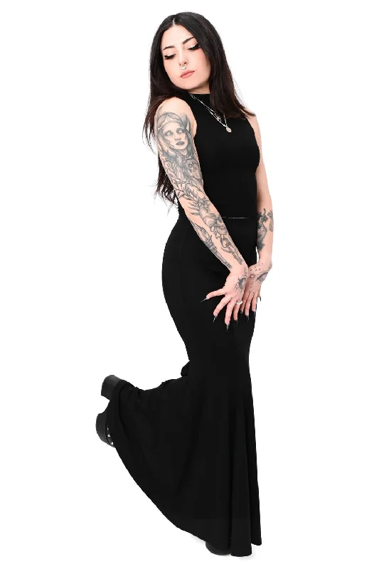 Isla Mermaid Maxi Skirt low waist skirt