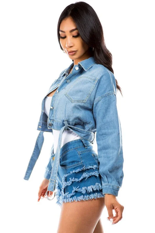 DENIM JACKET Quilted Jacket Puffer Jacket Insulated Jacket