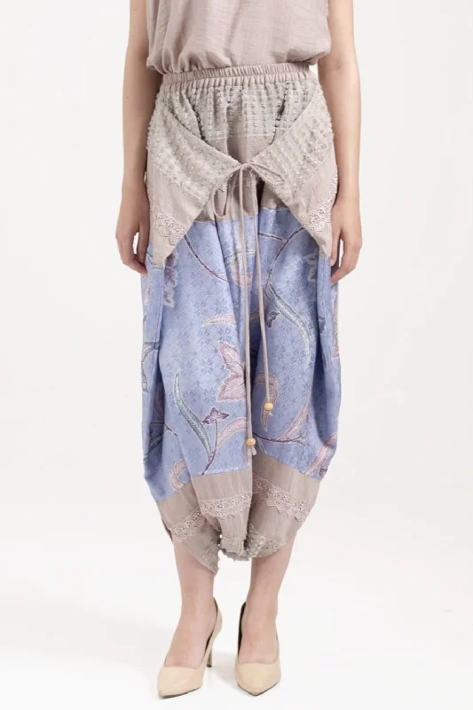 Nirmala Wrap Pants in Dusty Blue Classic Stretch Pants