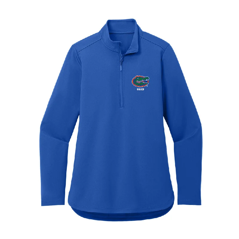 Florida - NCAA Women's Gymnastics : Lily Bruce - Women's Premium Quarter Zip Jacket Toggled Jacket Drawstring Jacket Belted Jacket Florida - NCAA Women's Gymnastics : Lily Bruce - Women's Premium Quarter Zip Jacket Toggled Jacket Drawstring Jacket Belted Jacket