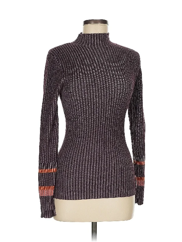 Turtleneck Sweater Hooded Caped Shawl Collar