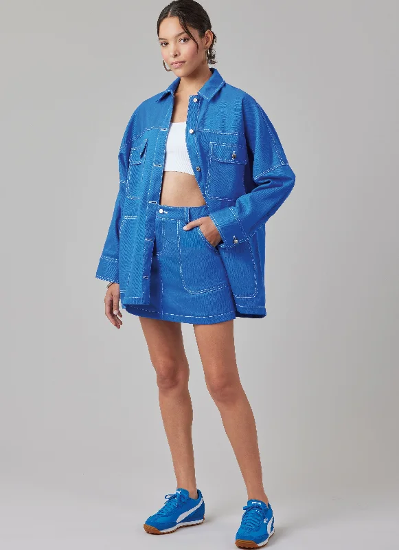 McCall's Jacket and Skirt M8561 Snapped Jacket Toggled Jacket Drawstring Jacket